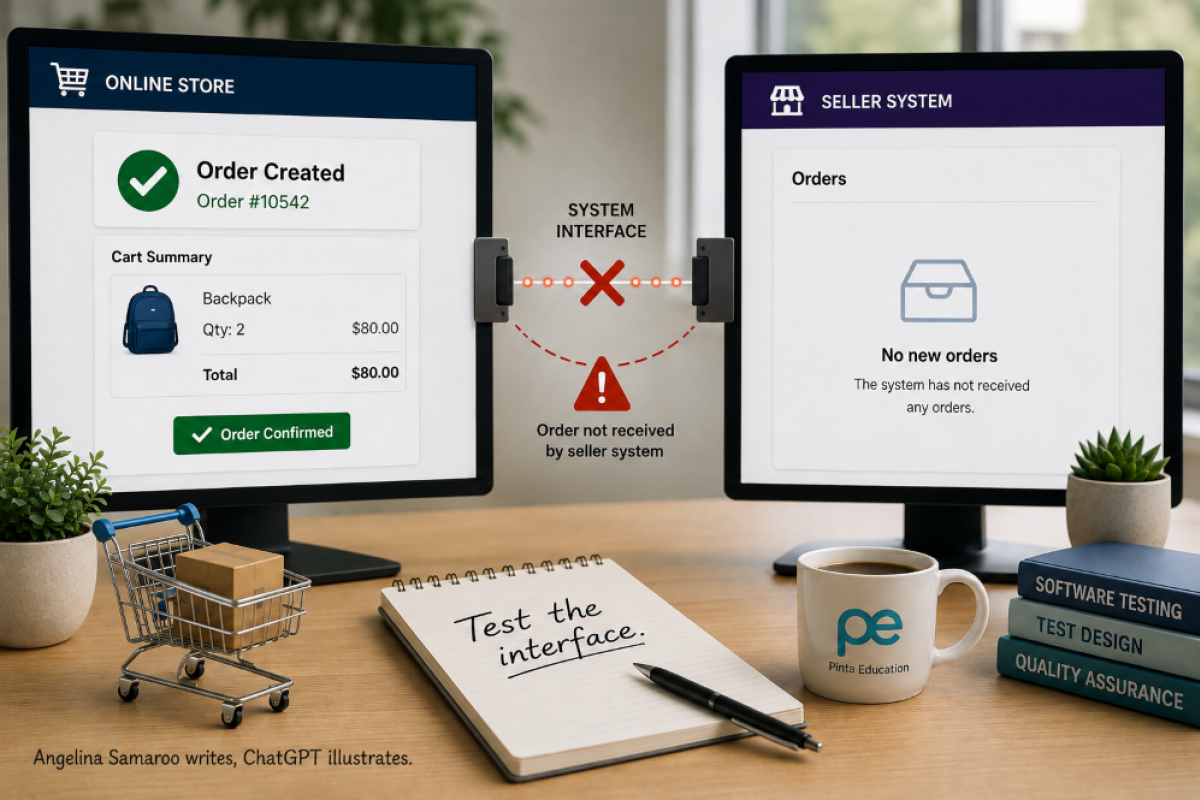 System integration testing between connected software systems